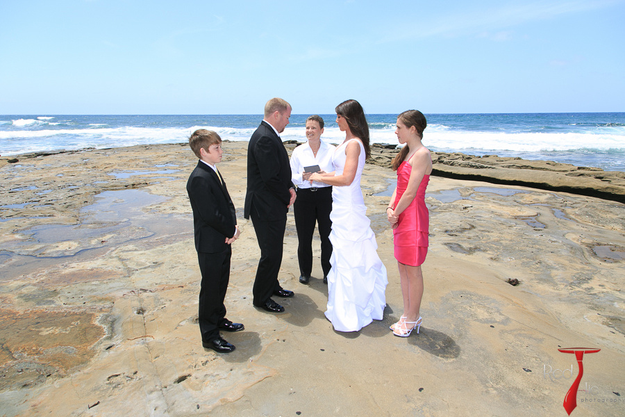 Red Tie Photography Qualls Wedding Windansea Beach